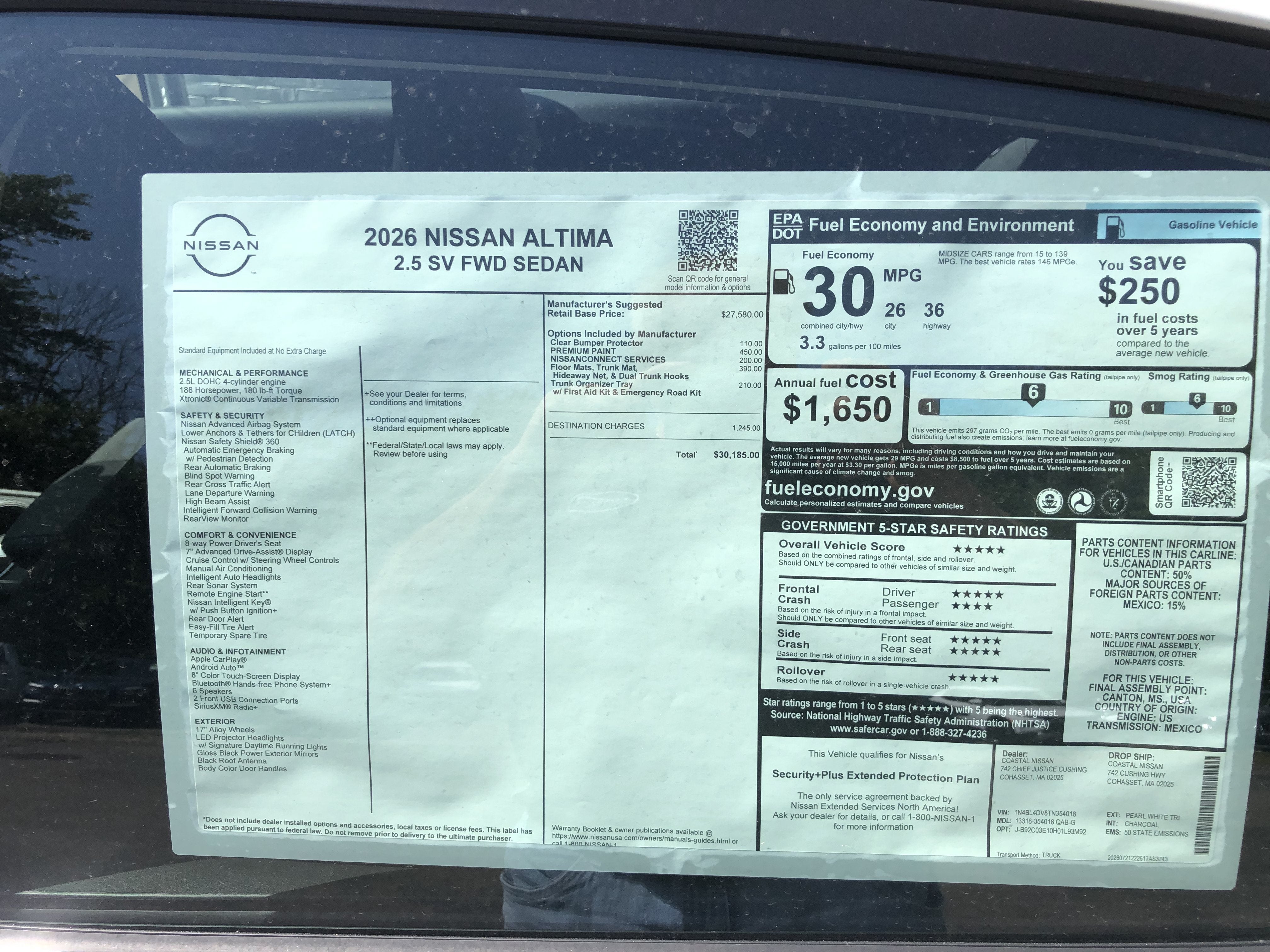 2026 Nissan Altima SV
