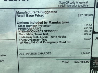 2026 Nissan Altima SV