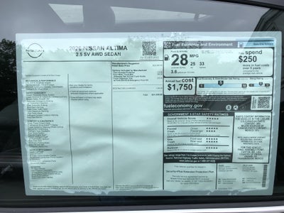 2026 Nissan Altima SV