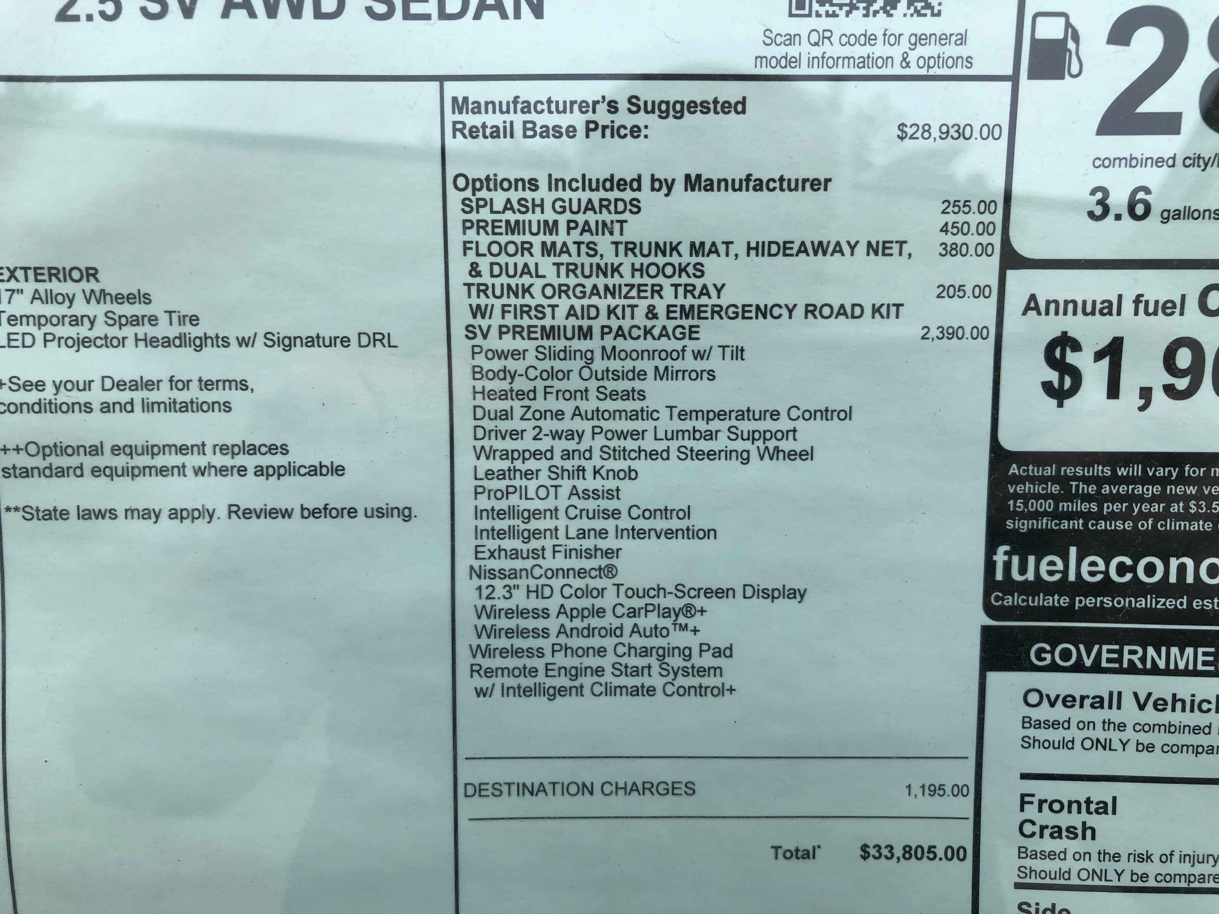 2025 Nissan Altima SV