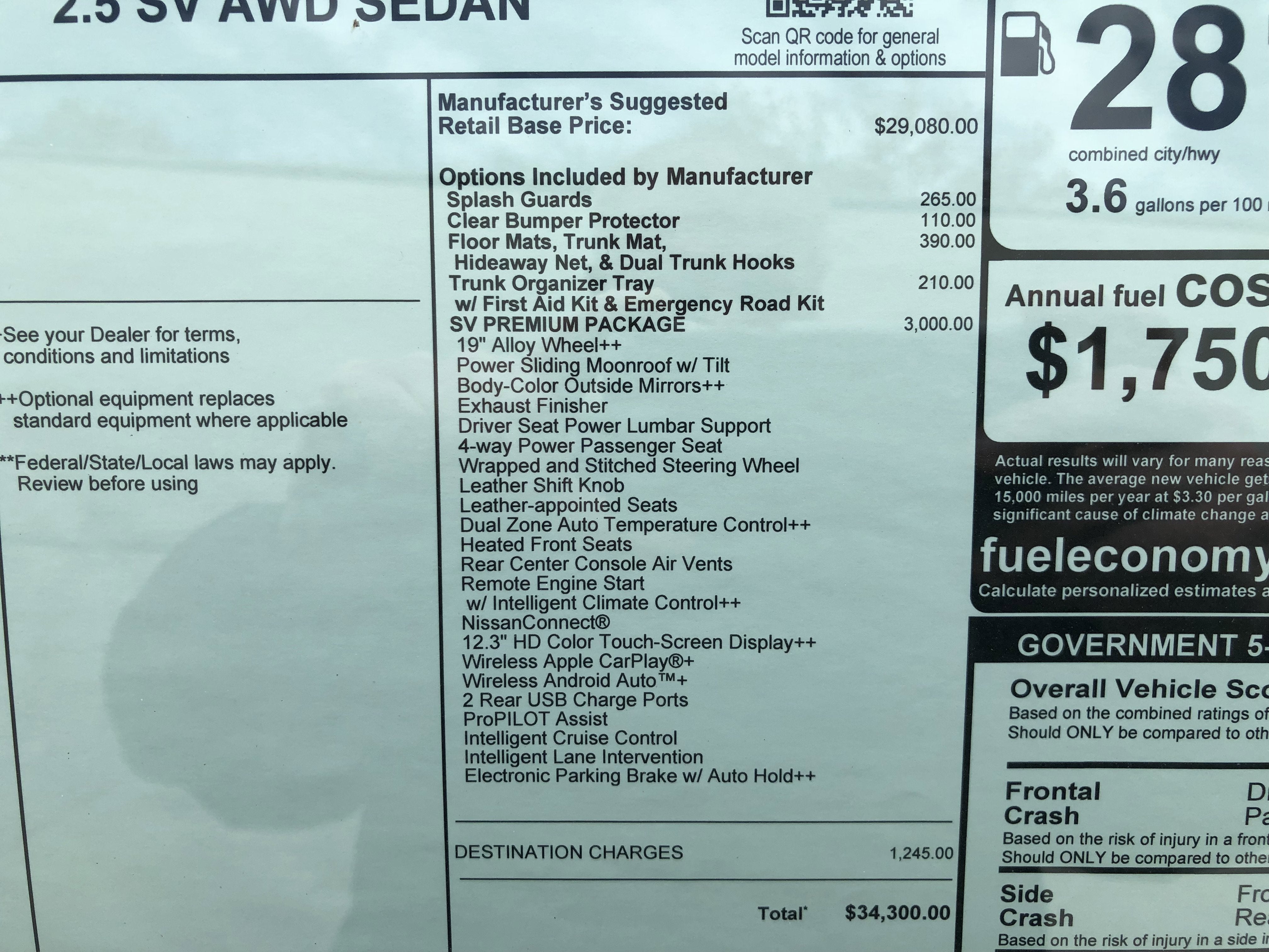 2026 Nissan Altima SV
