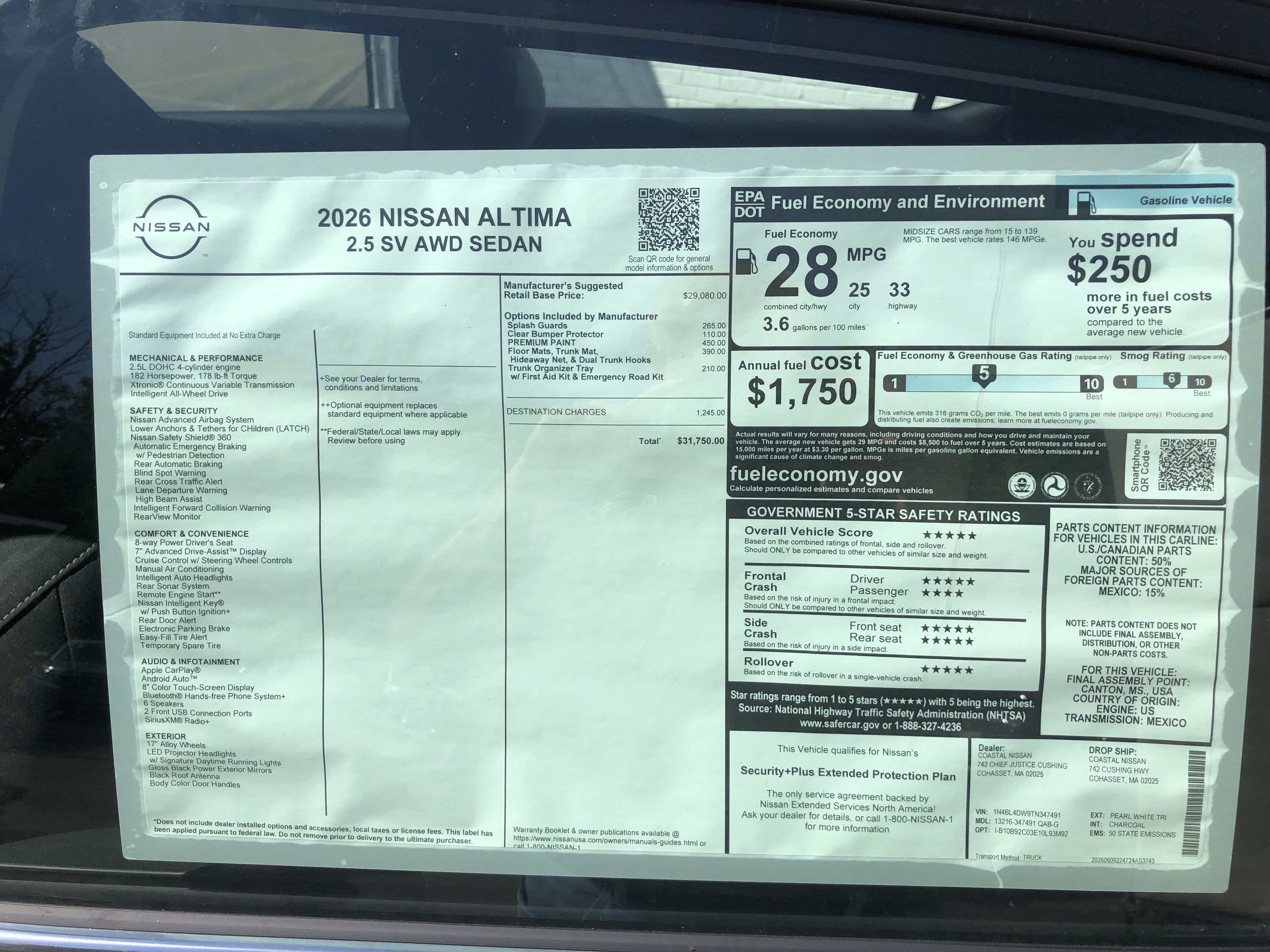 2026 Nissan Altima SV