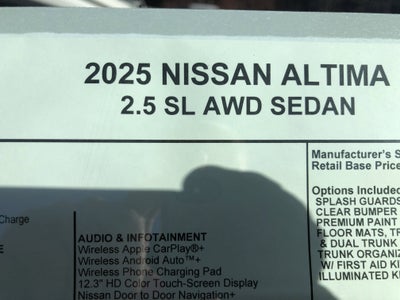 2025 Nissan Altima SL