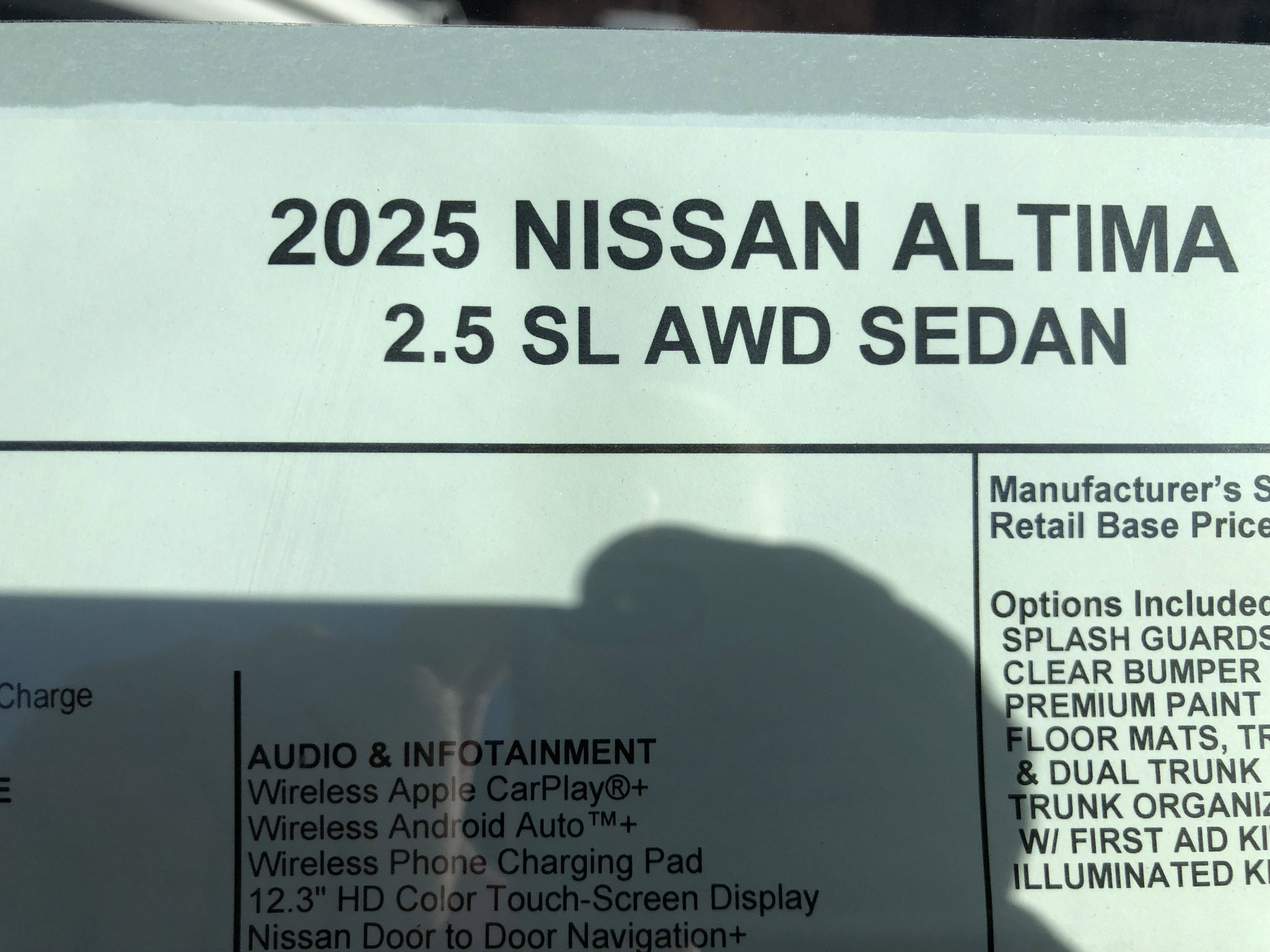 2025 Nissan Altima SL
