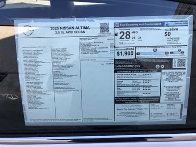 2025 Nissan Altima SL