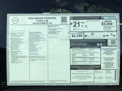 2026 Nissan Frontier S