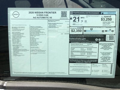 2026 Nissan Frontier S