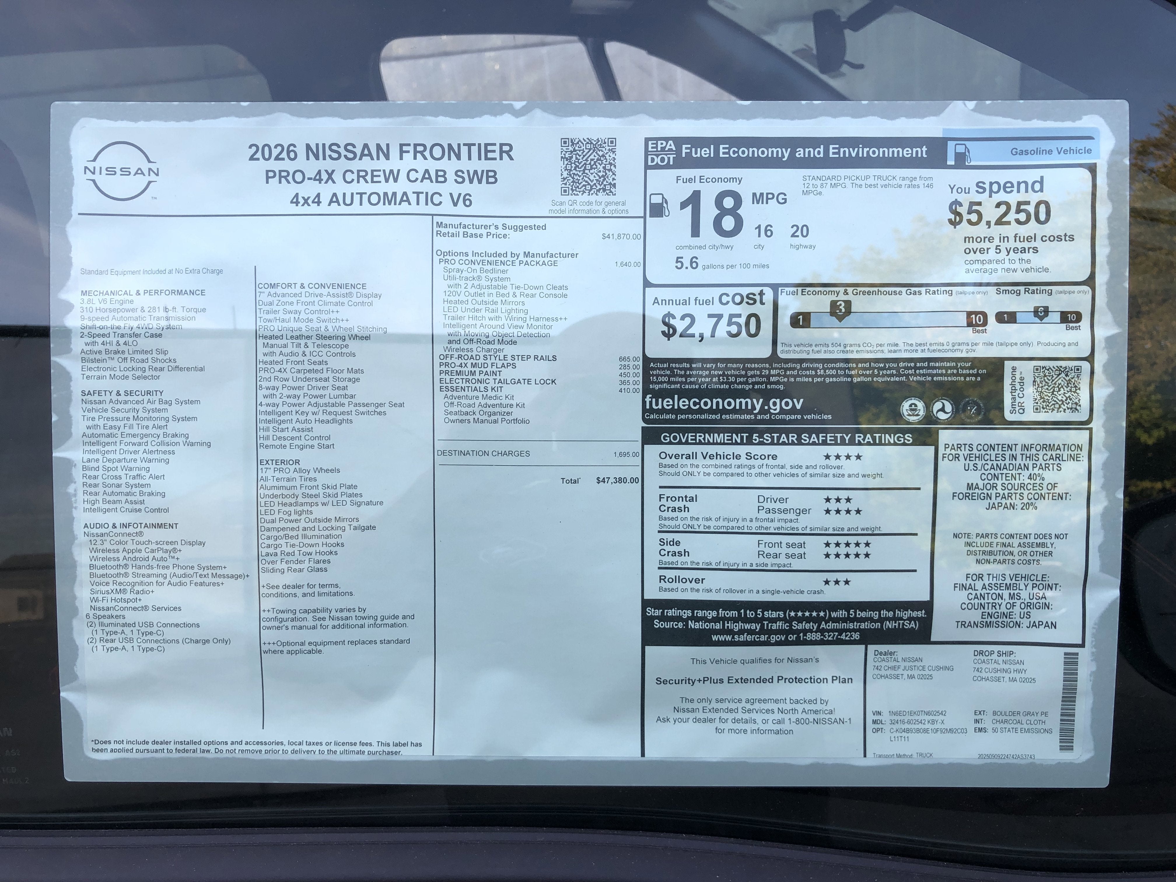 2026 Nissan Frontier PRO-4X