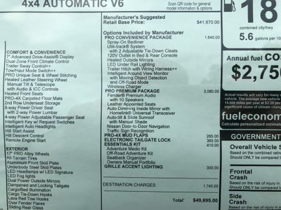 2026 Nissan Frontier PRO-4X