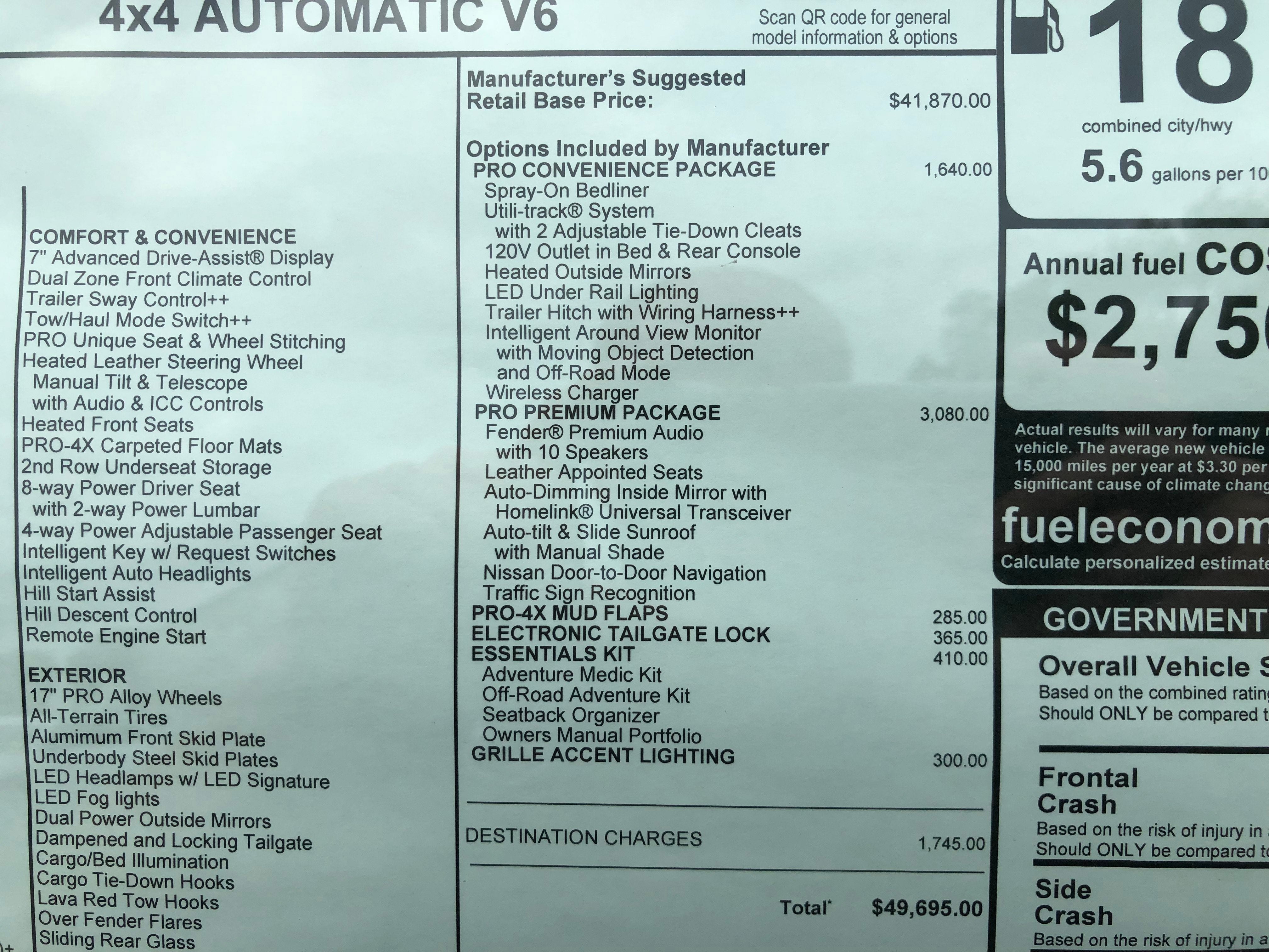 2026 Nissan Frontier PRO-4X