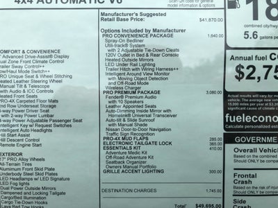 2026 Nissan Frontier PRO-4X