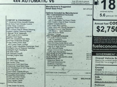 2026 Nissan Frontier PRO-4X