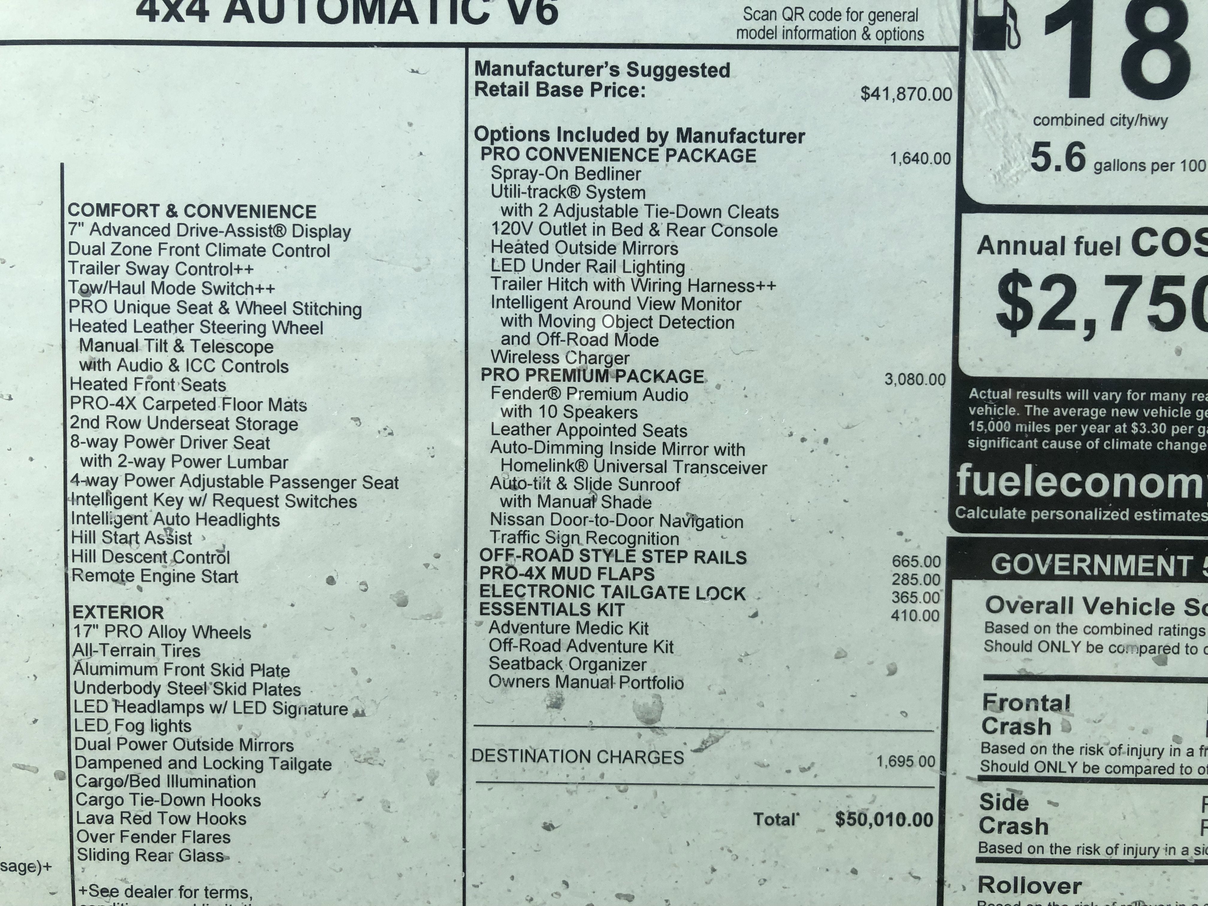 2026 Nissan Frontier PRO-4X