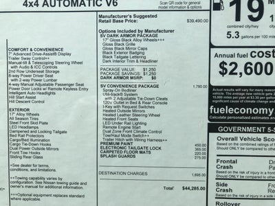 2026 Nissan Frontier SV