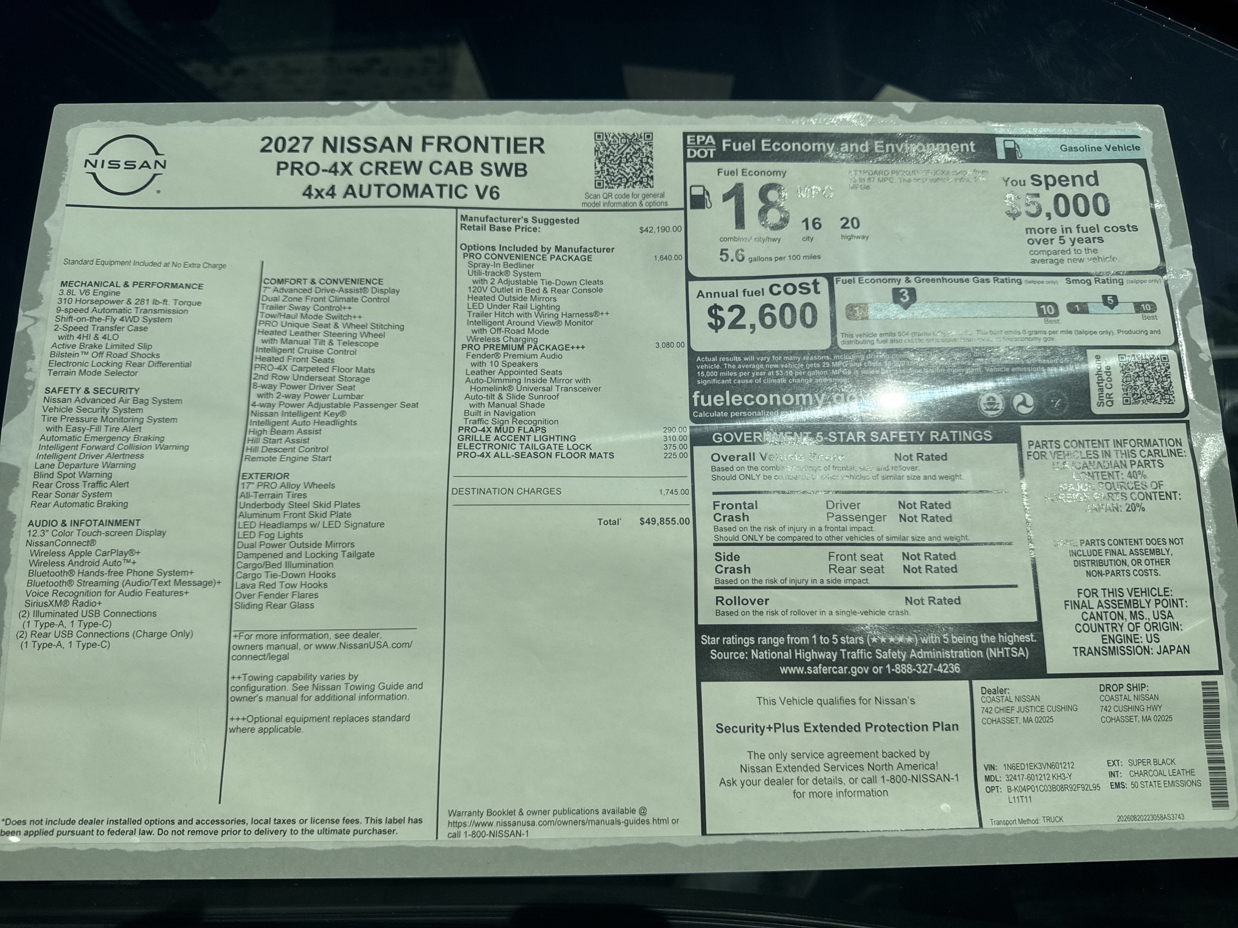2027 Nissan Frontier PRO-4X