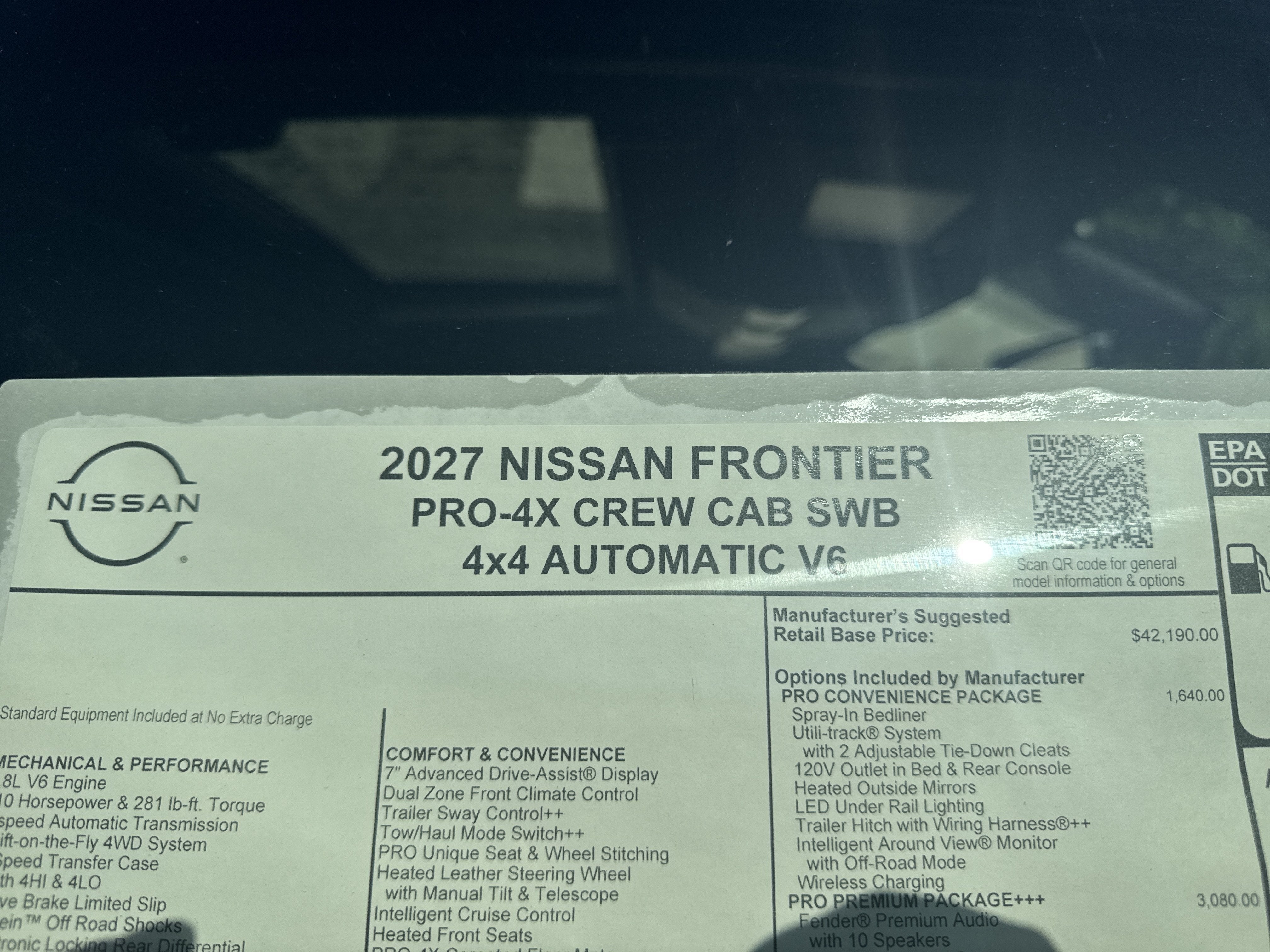 2027 Nissan Frontier PRO-4X