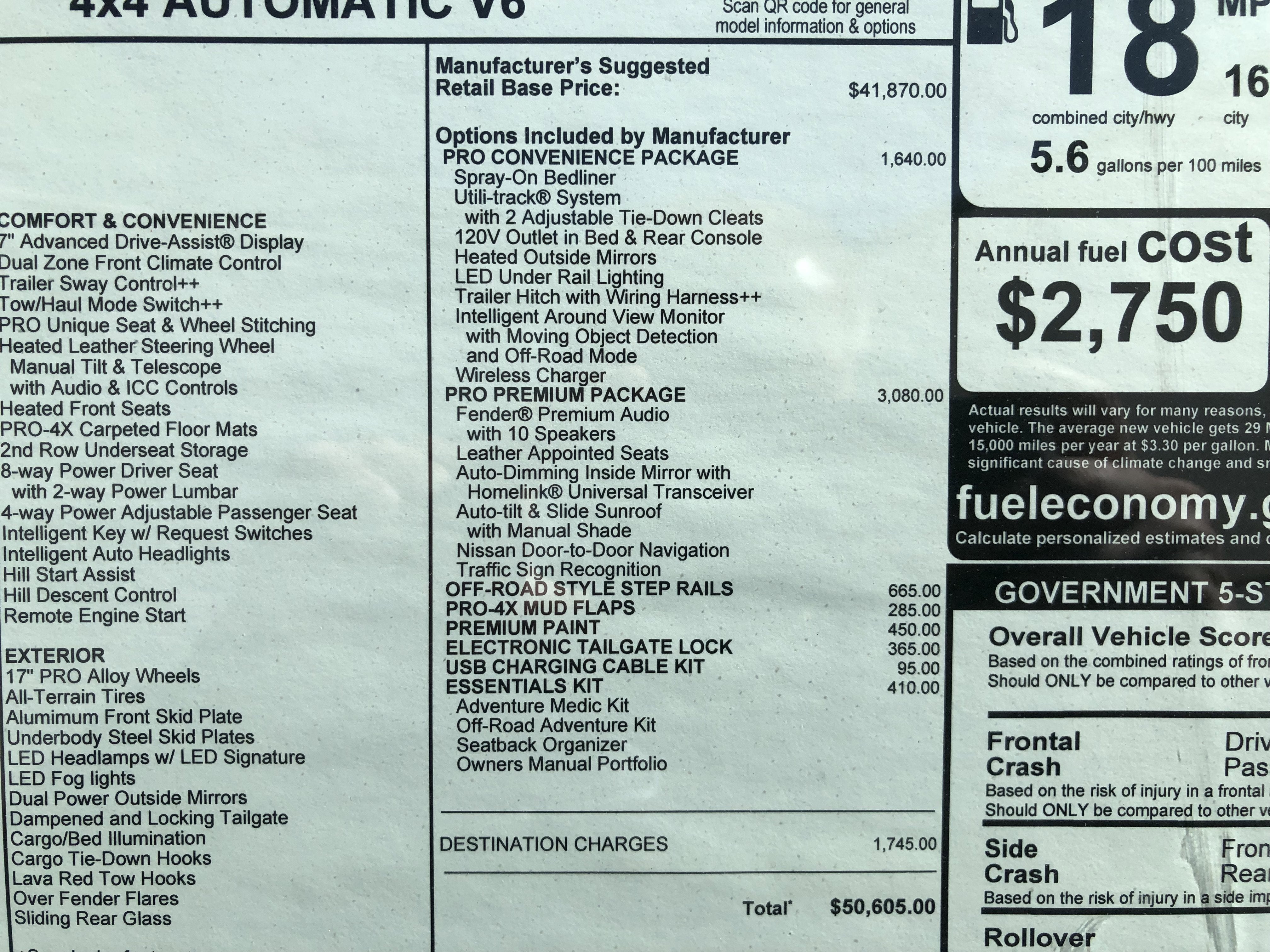 2026 Nissan Frontier PRO-4X