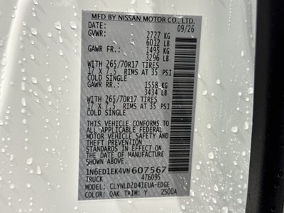 2027 Nissan Frontier PRO-4X