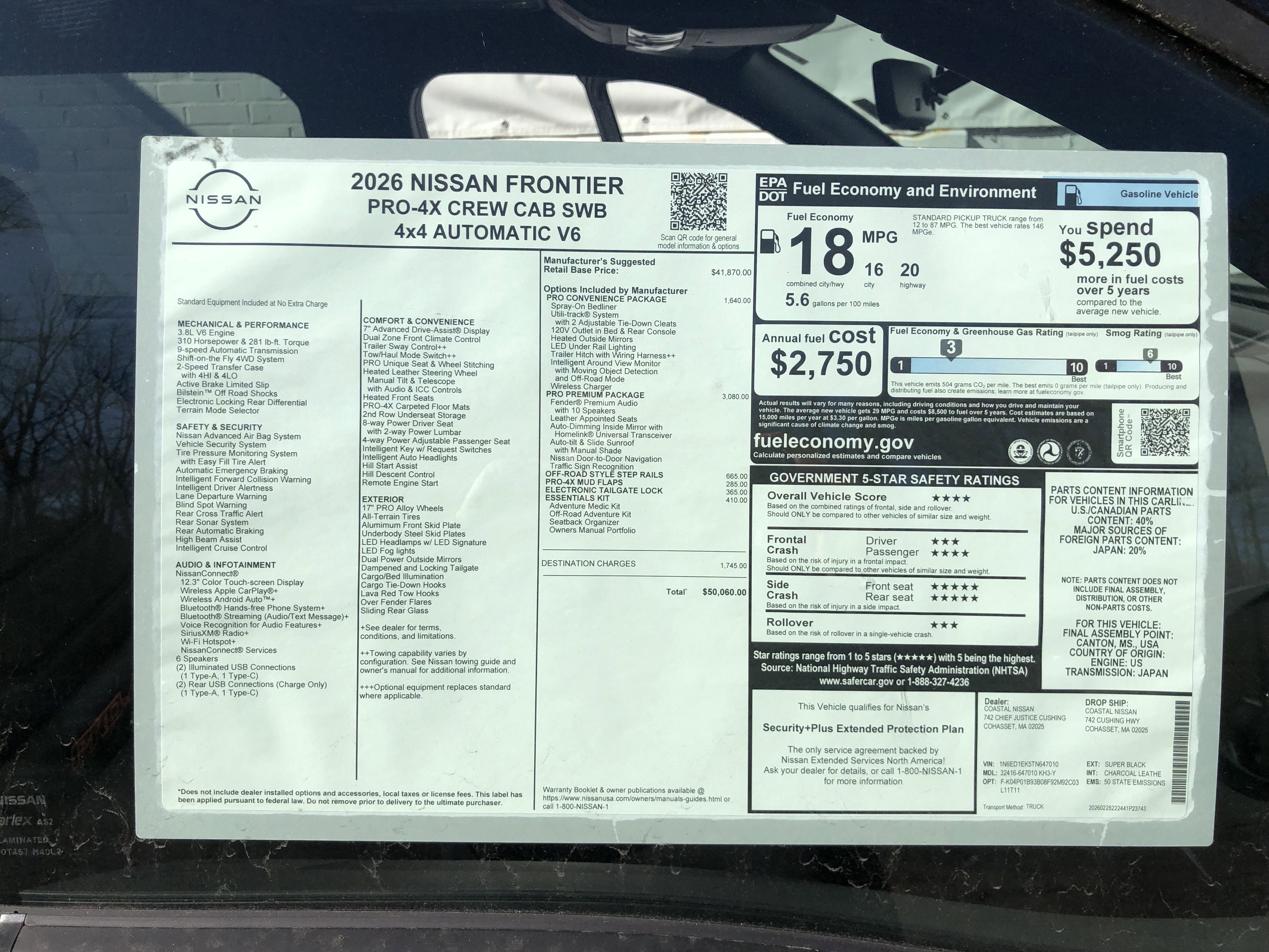 2026 Nissan Frontier PRO-4X