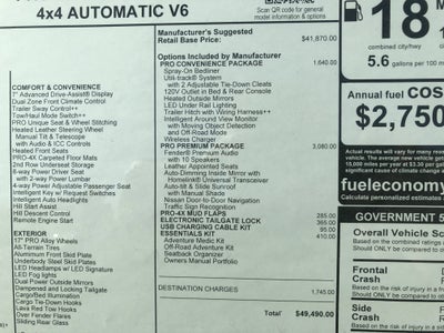 2026 Nissan Frontier PRO-4X