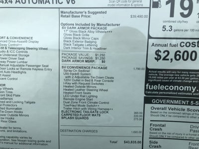 2026 Nissan Frontier SV