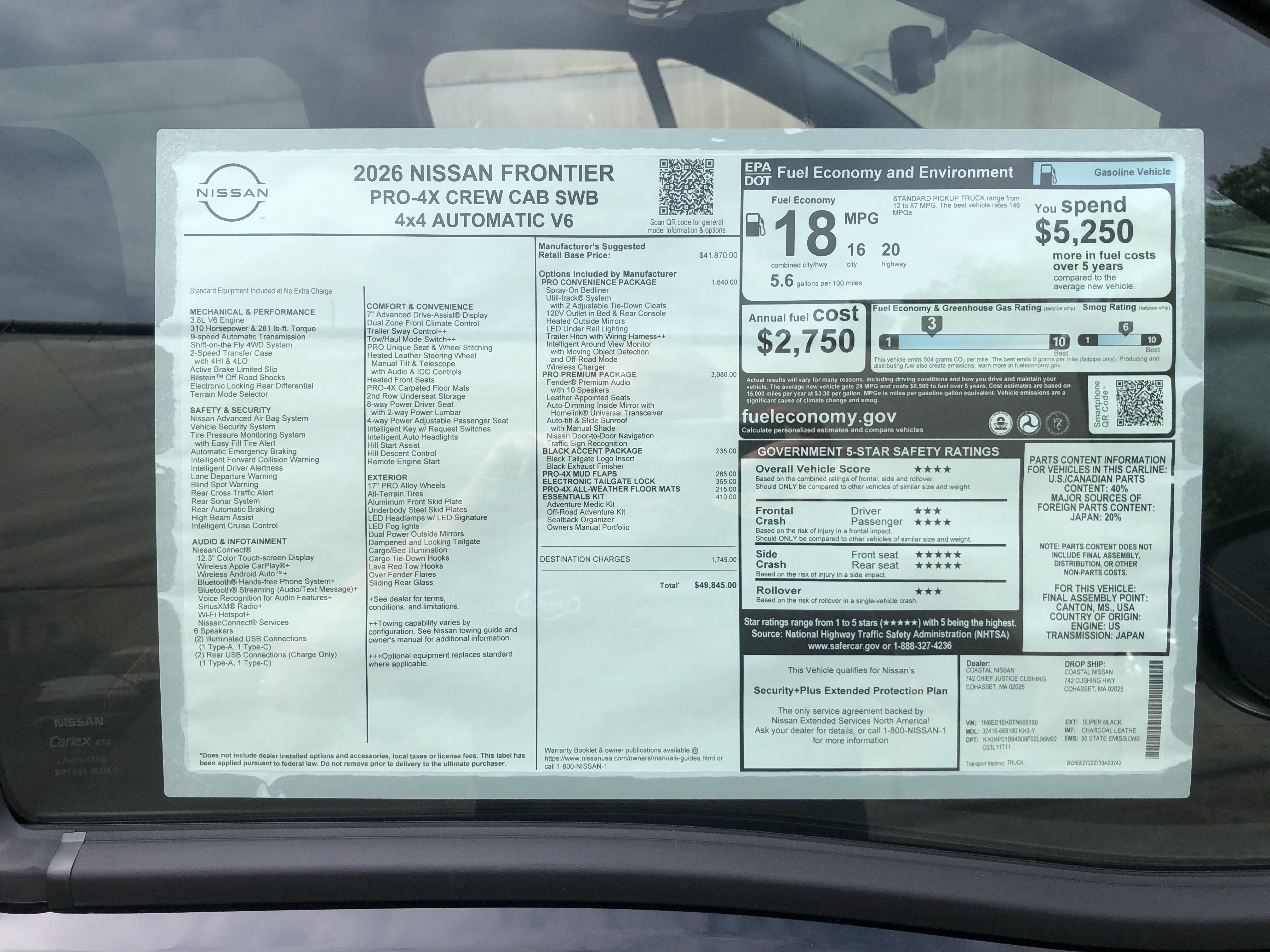2026 Nissan Frontier PRO-4X