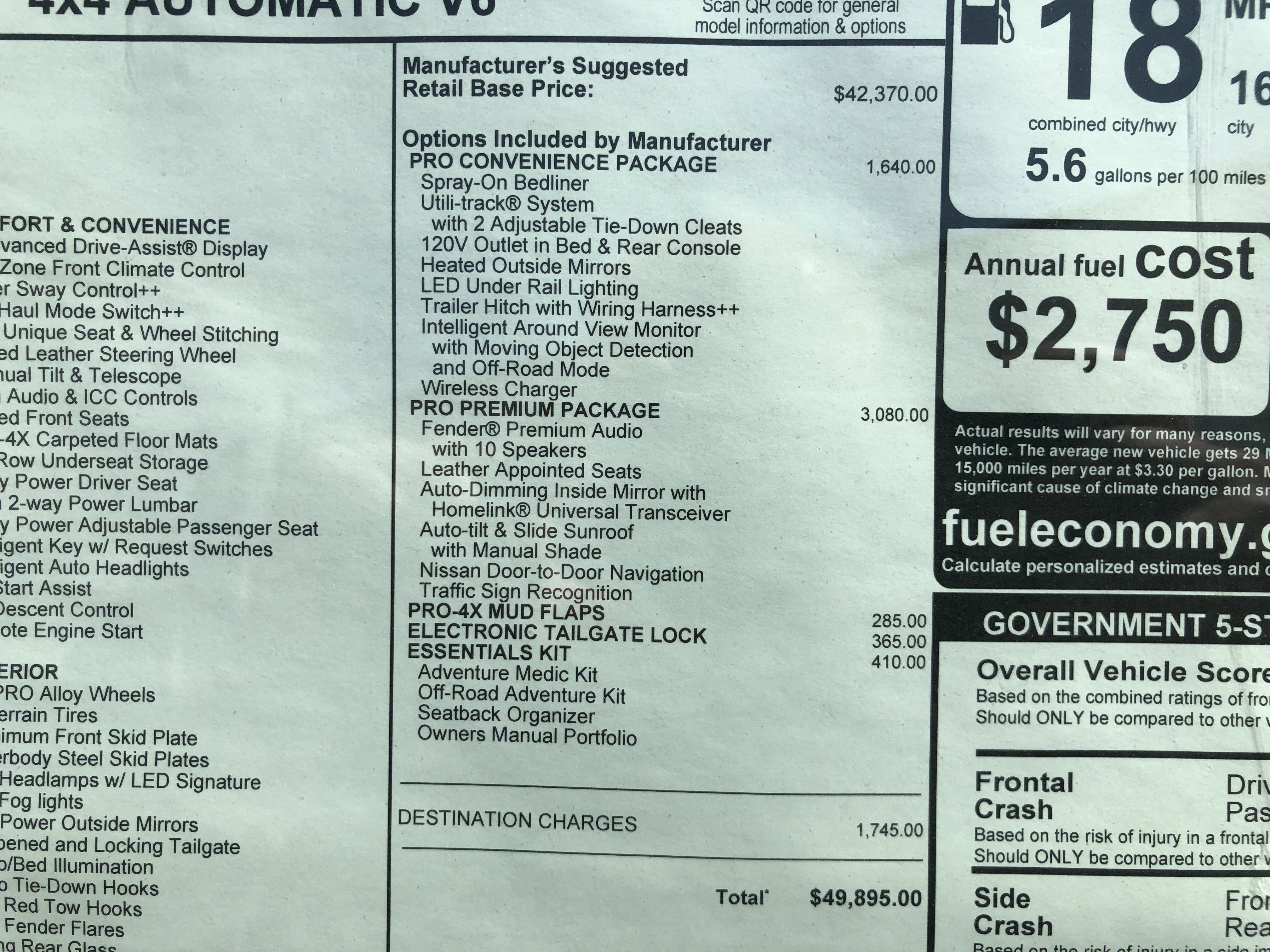 2026 Nissan Frontier PRO-4X