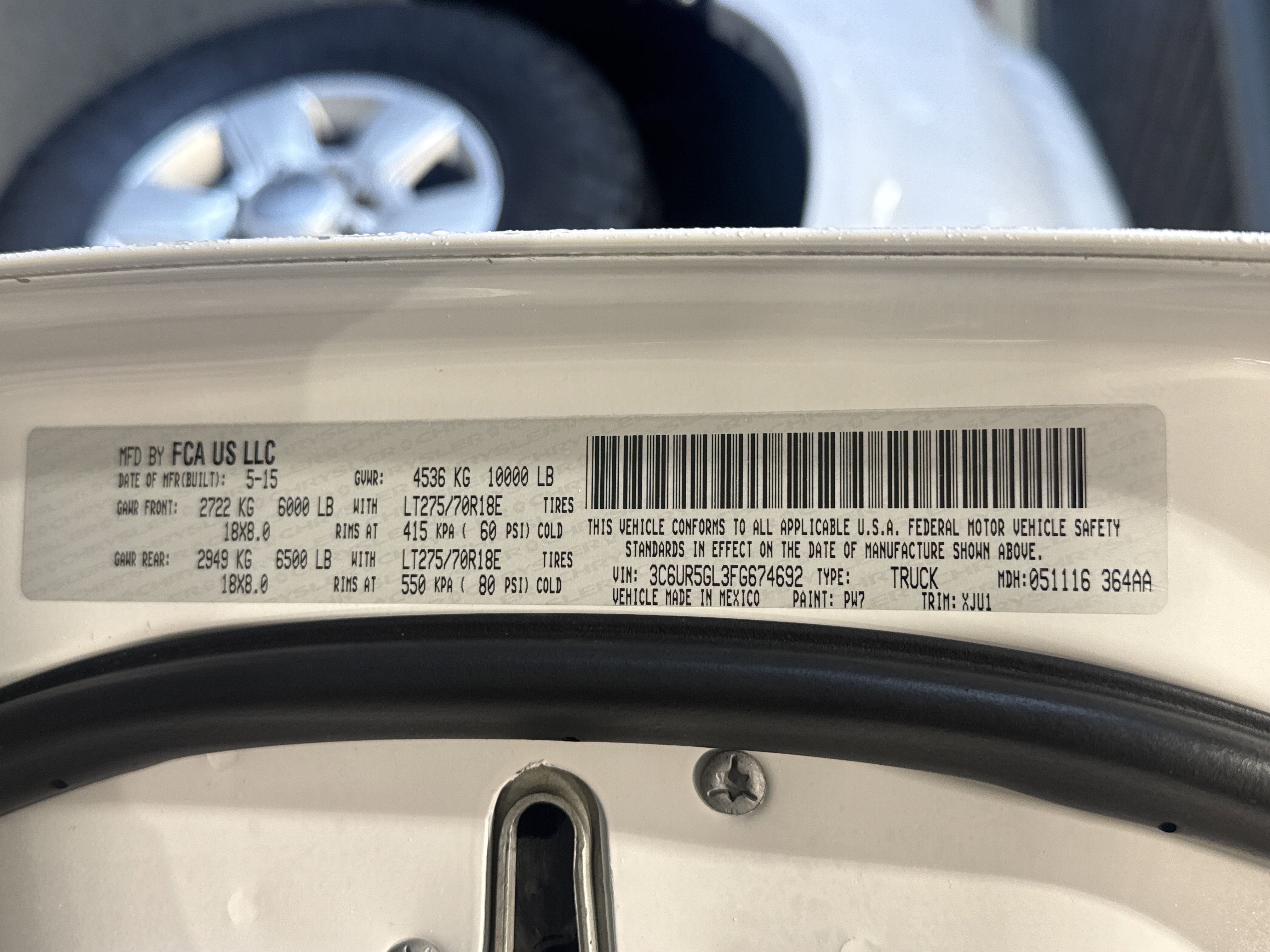 2015 RAM 2500 Longhorn