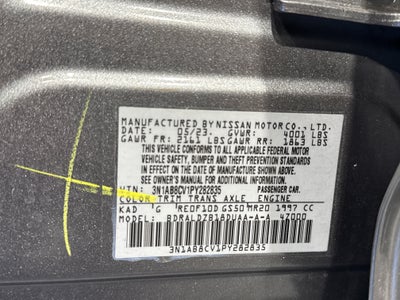 2023 Nissan Sentra SV W/All Weather Package