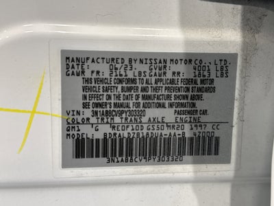 2023 Nissan Sentra SV