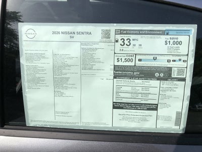 2026 Nissan Sentra SV