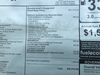 2026 Nissan Sentra SV