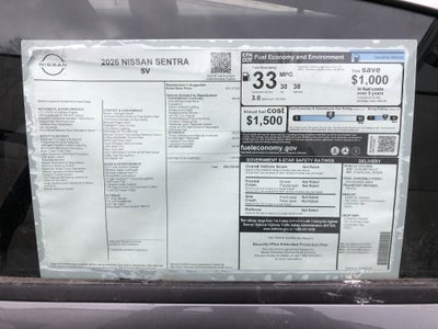 2026 Nissan Sentra SV