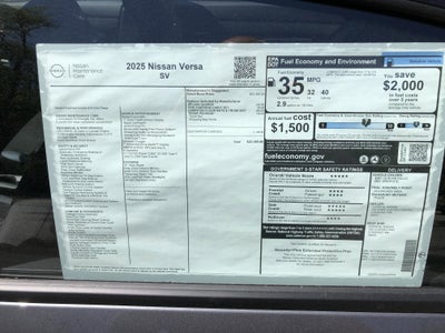 2025 Nissan Versa SV