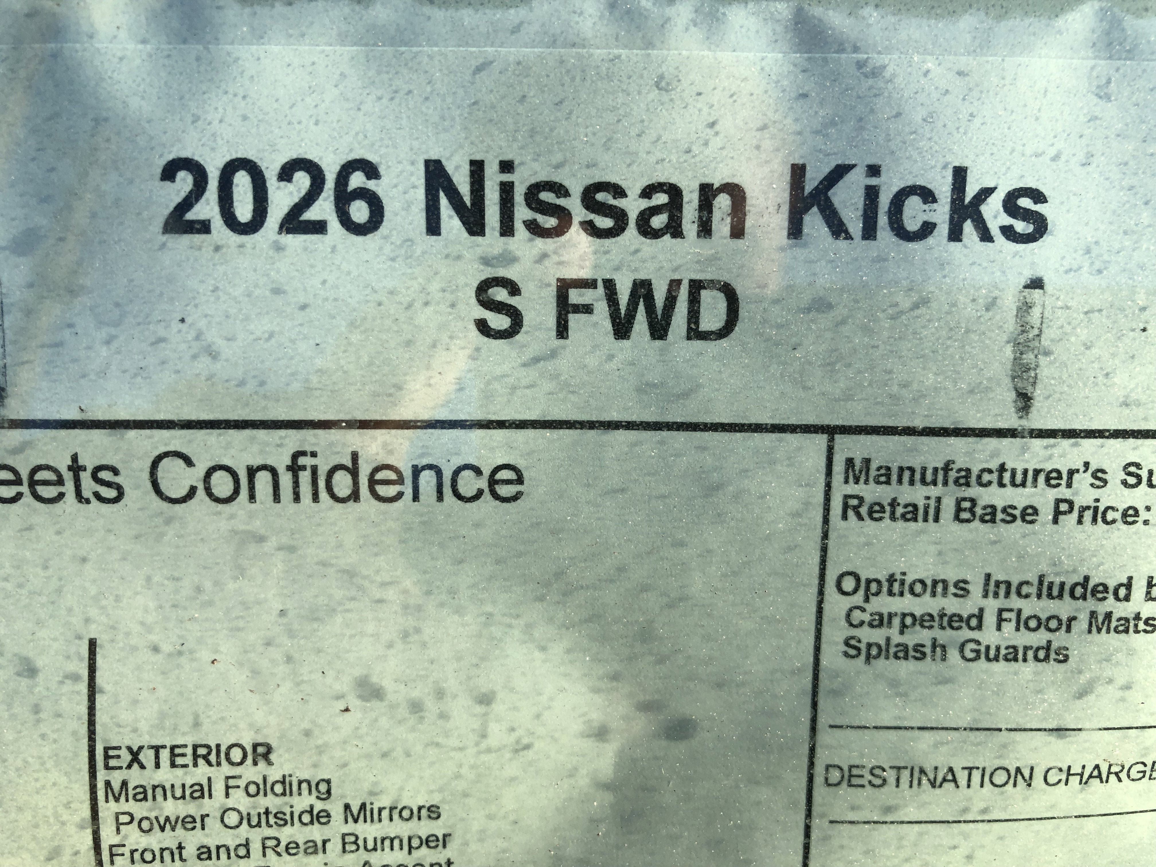 2026 Nissan Kicks S