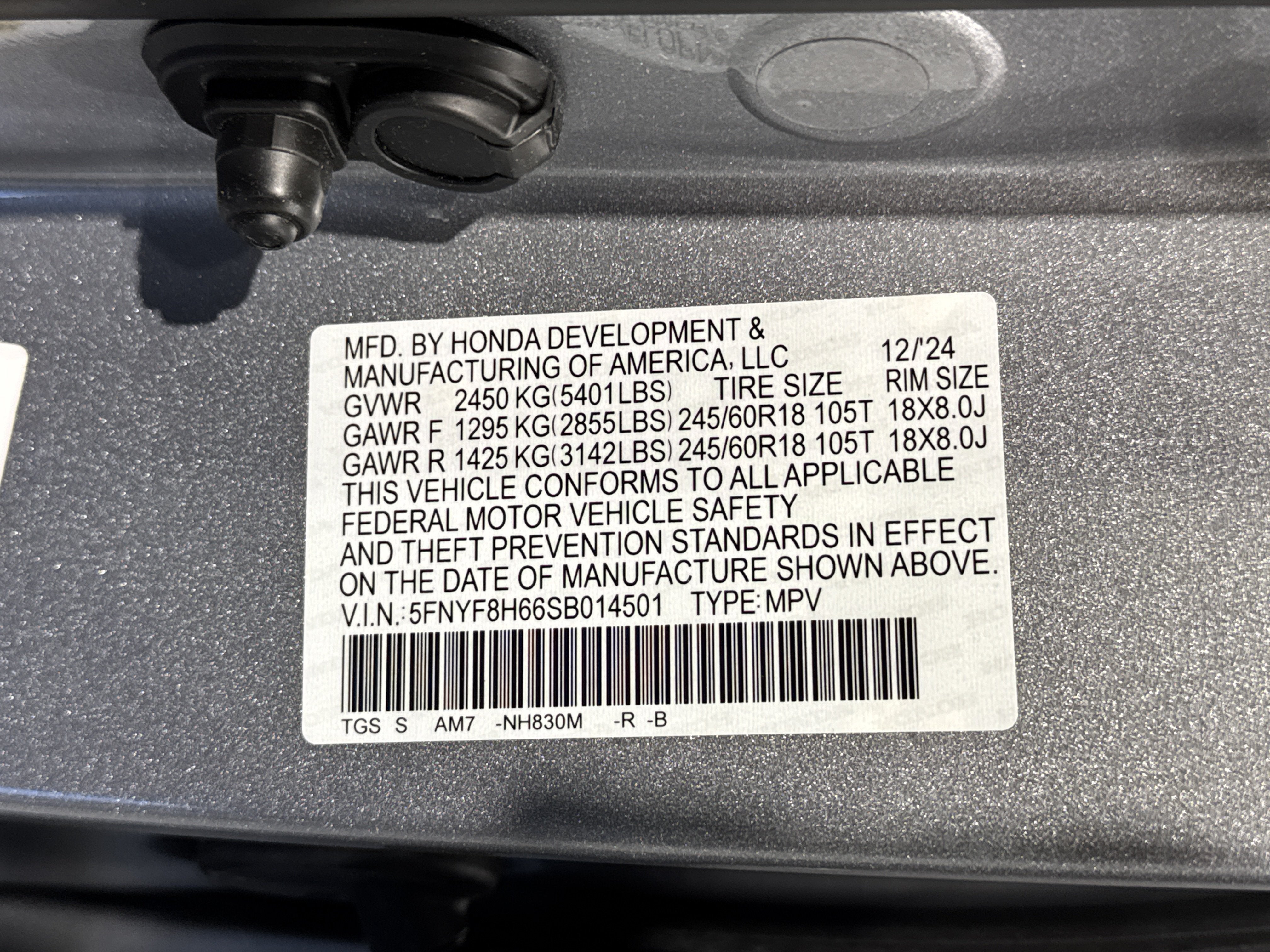 2025 Honda Passport Base