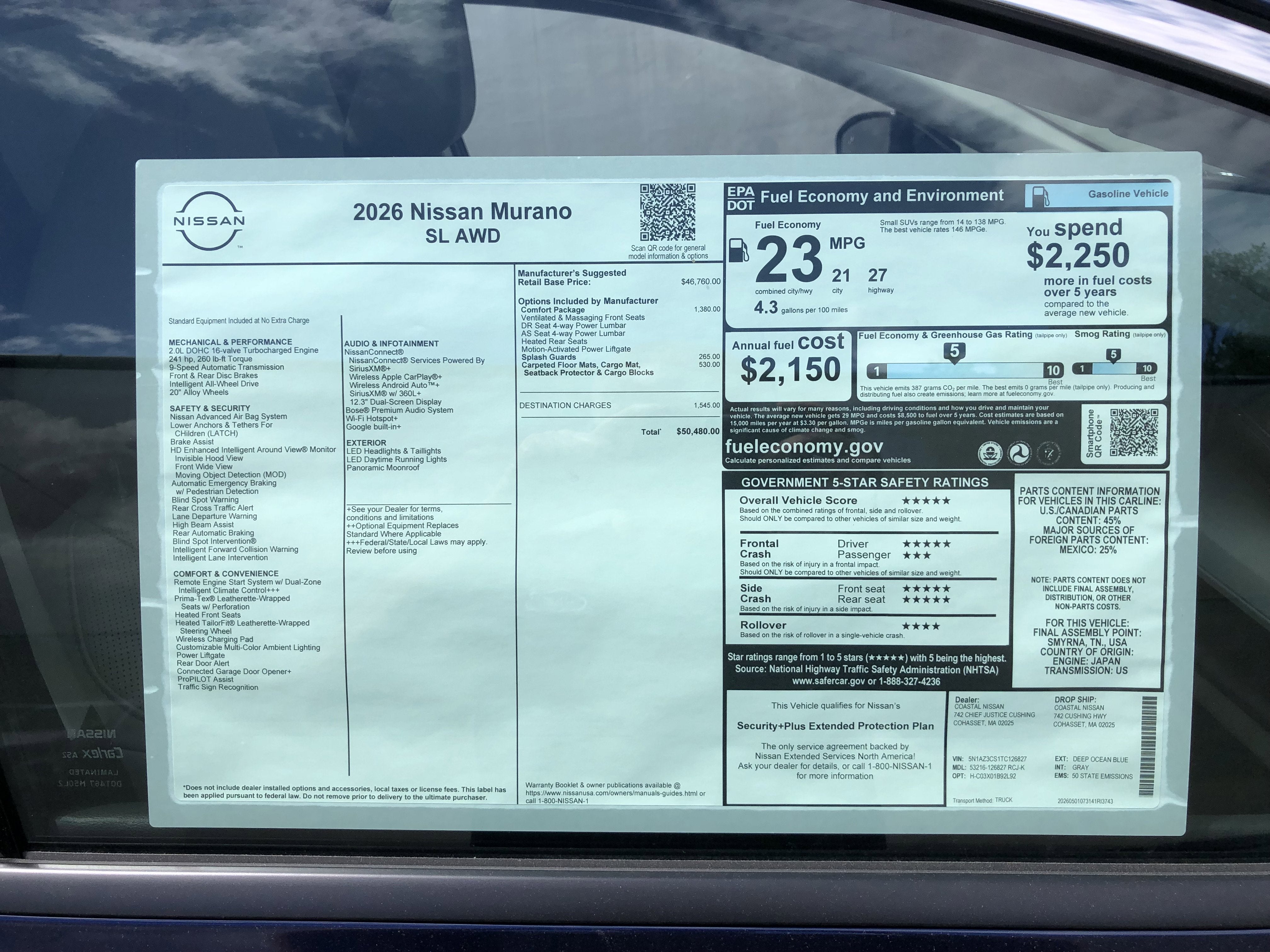 2026 Nissan Murano SL