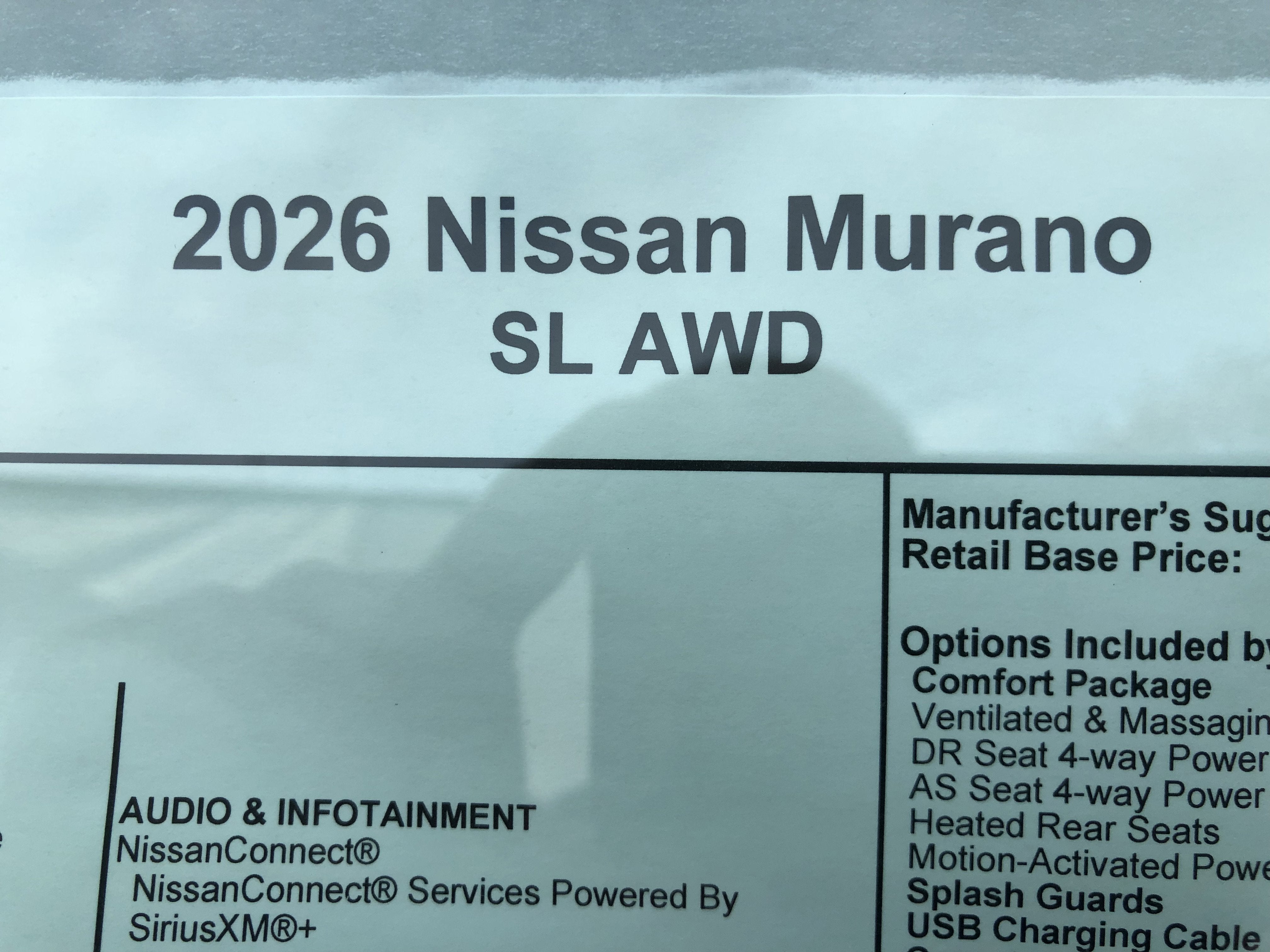 2026 Nissan Murano SL