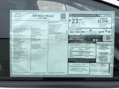 2026 Nissan Murano SL
