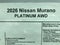 2026 Nissan Murano Platinum