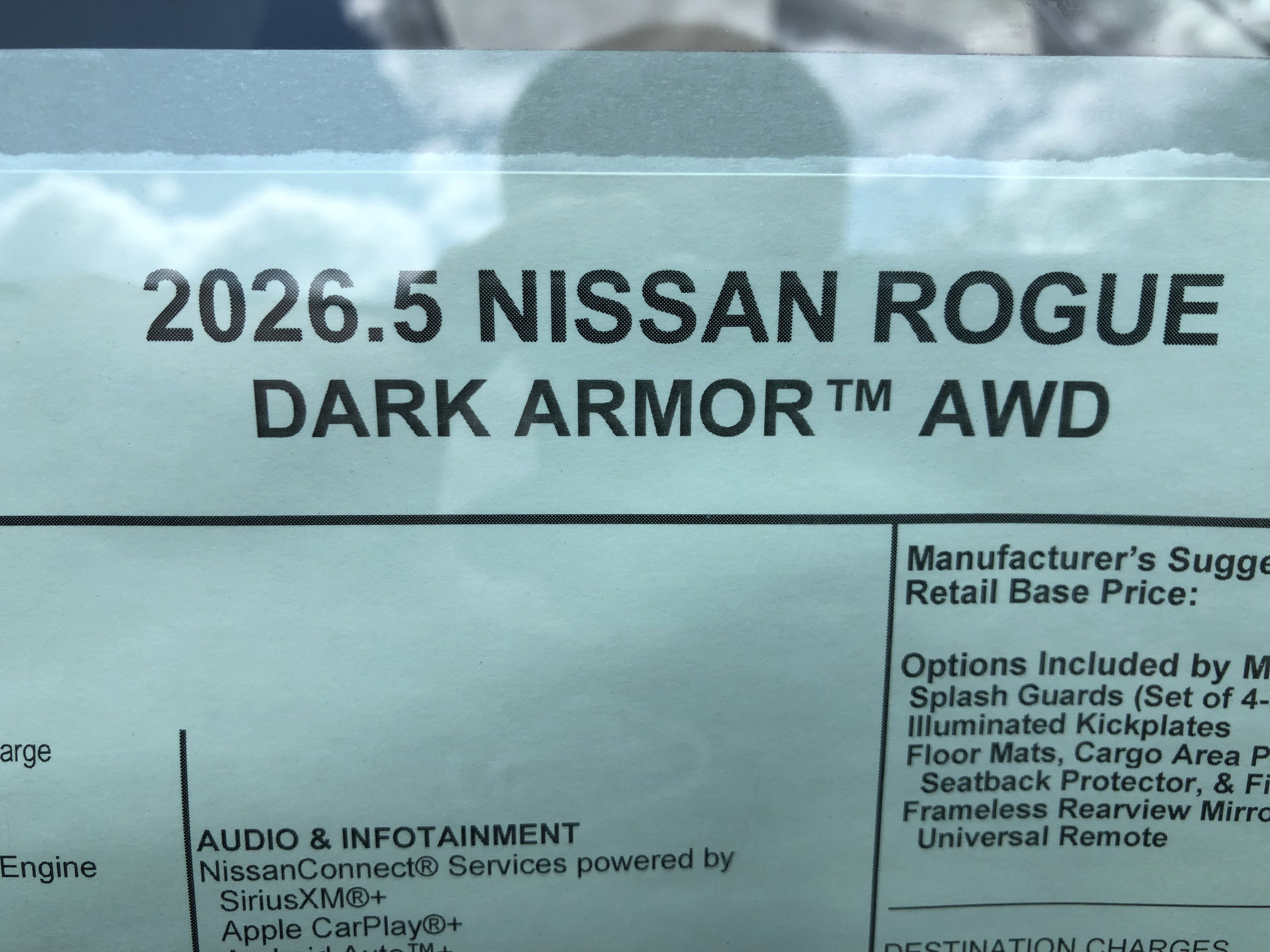 2026 Nissan Rogue Dark Armor