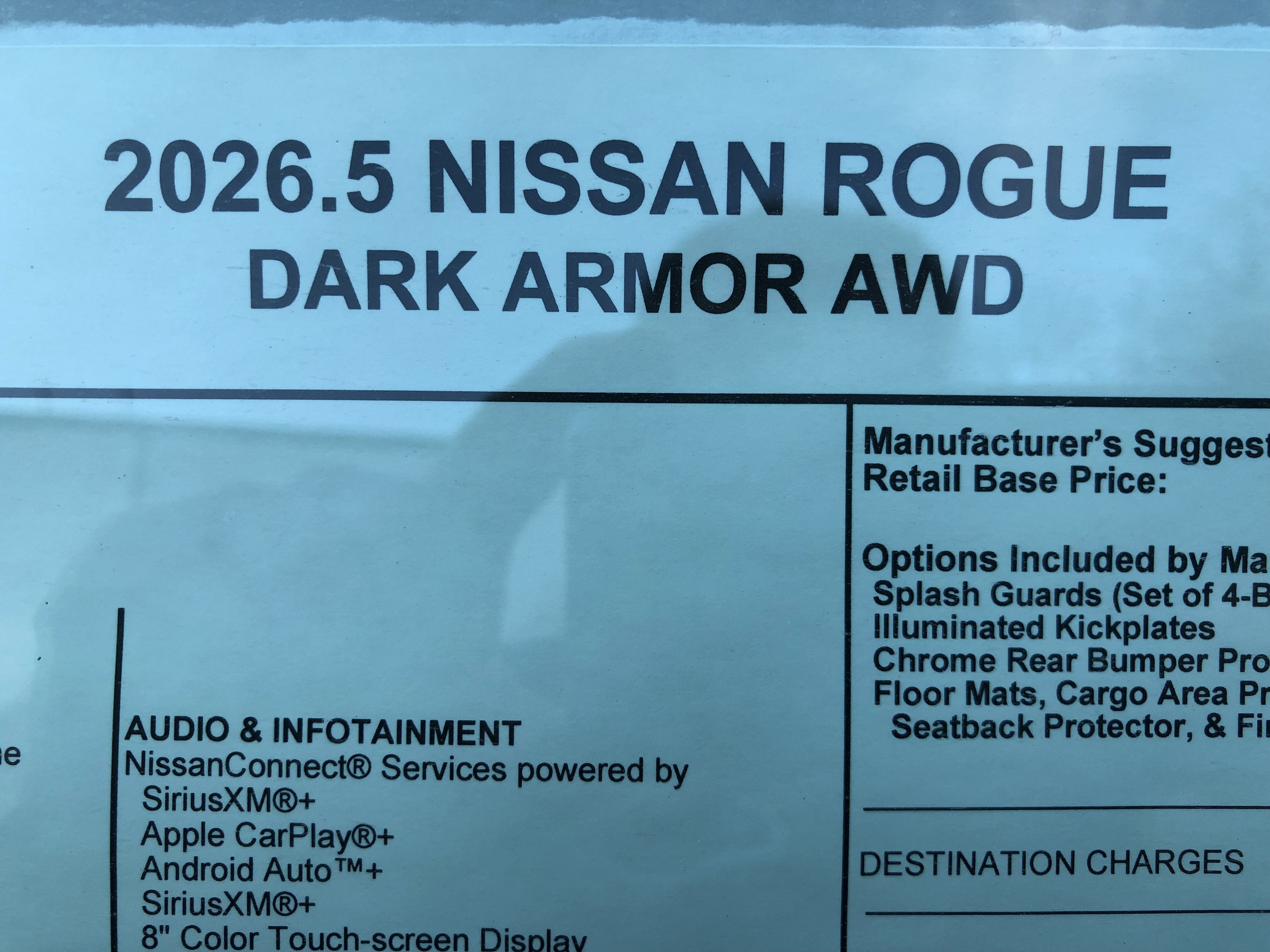 2026 Nissan Rogue Dark Armor