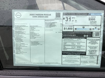 2026 Nissan Rogue Dark Armor
