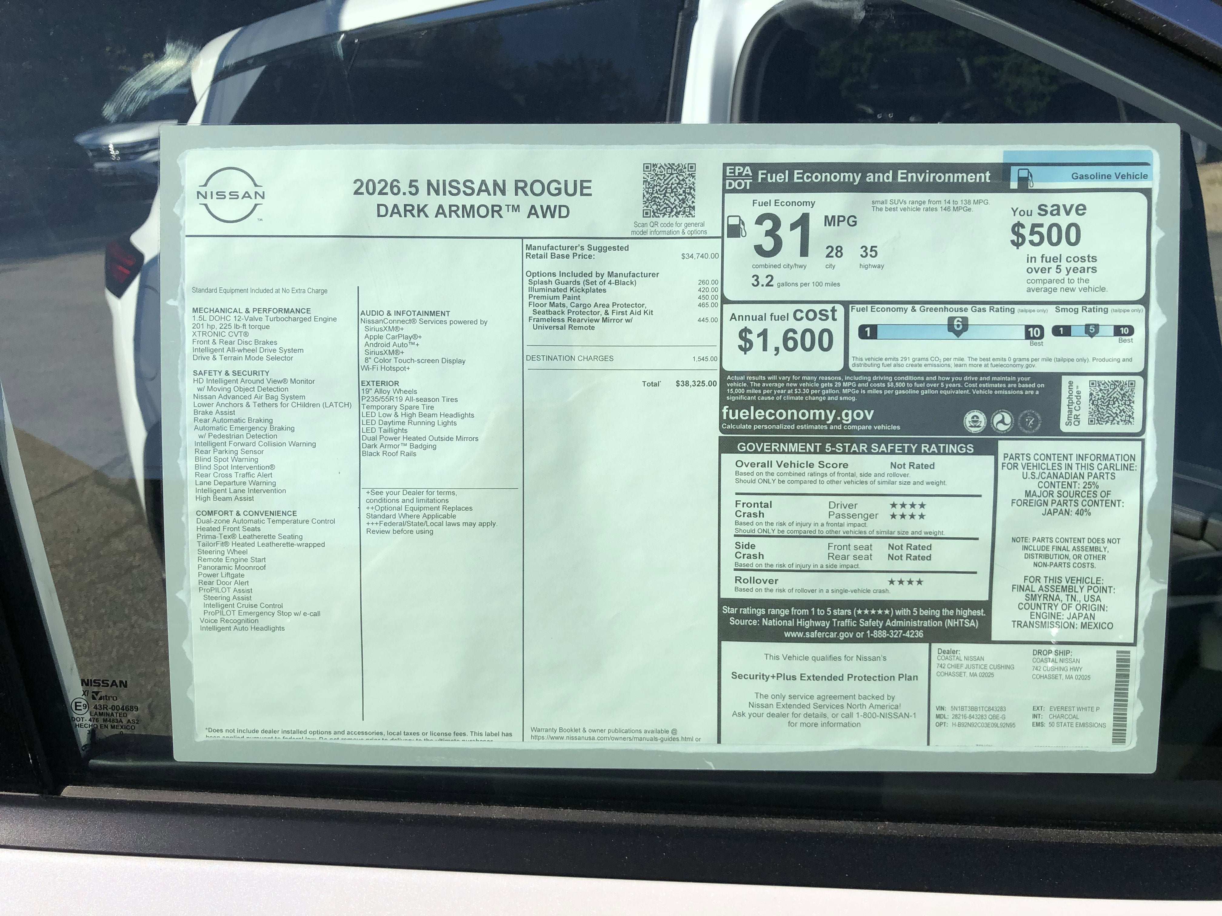 2026 Nissan Rogue Dark Armor