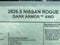 2026 Nissan Rogue Dark Armor
