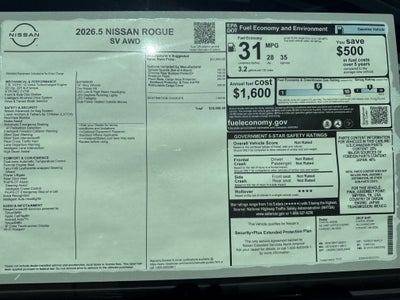 2026 Nissan Rogue SV