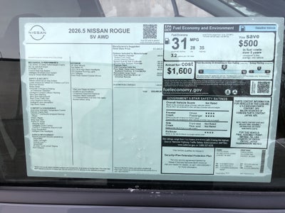 2026 Nissan Rogue SV