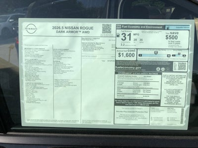 2026 Nissan Rogue Dark Armor