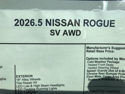 2026 Nissan Rogue SV