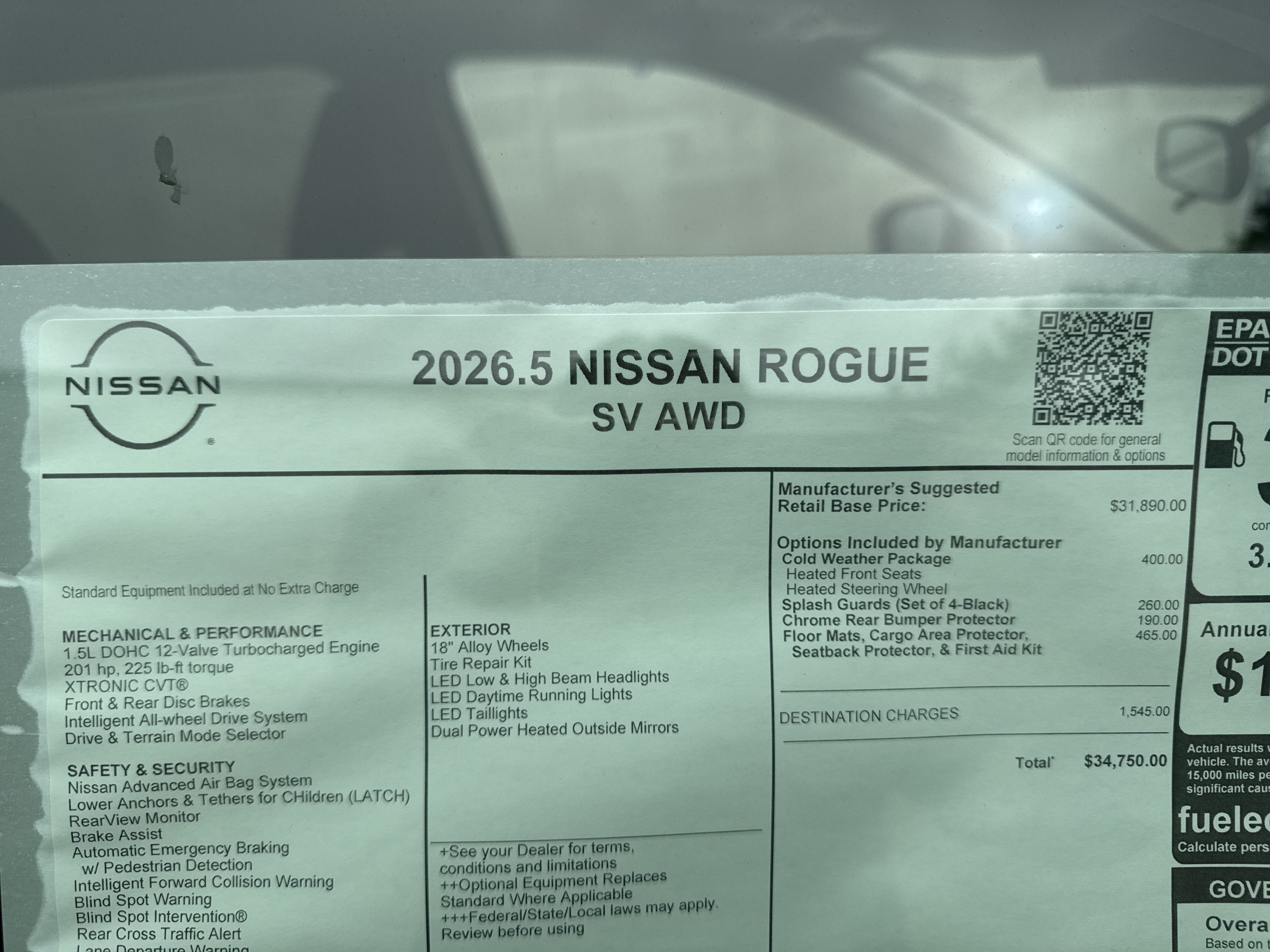 2026 Nissan Rogue SV